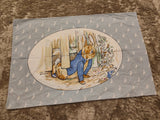 RARE Vintage Cannon Royal Family Beatrix Potter Peter Rabbit Twin Sheet Set, Nice & Clean, Like New