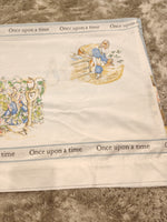 RARE Vintage Cannon Royal Family Beatrix Potter Peter Rabbit Twin Sheet Set, Nice & Clean, Like New