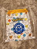 Build a Bear BAB Pokemon Knapsack Drawstring Bag, Nice & Clean Like New