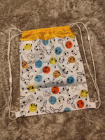 Build a Bear BAB Pokemon Knapsack Drawstring Bag, Nice & Clean Like New