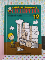 Vintage 1990 Charlie Brown's 'Cyclopedia Volume 12: People and Places Hardcover LIKE NEW