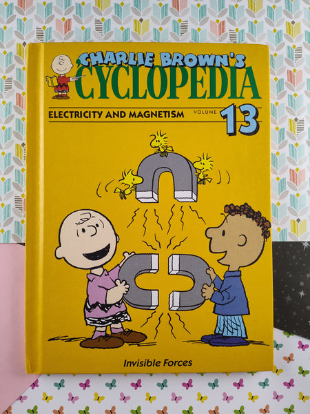 Vintage 1990 Charlie Brown's 'Cyclopedia Volume 13: Electricity and Magnetism Hardcover LIKE NEW