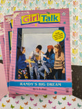 Vintage 1992 Girl Talk Softcover Paperback Book Set/4, #37, #38, #39, #45