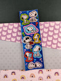 Vintage Sandylion SHINY Peanuts Snoopy Joe Cool Charlie Brown Full Sticker Sheet, Unused