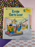 Vintage 1991 Golden Book Sesame Street "Ernie Gets Lost" Hardcover