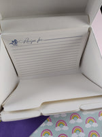 Vintage 1984 Hallmark Recipe Box w/Separators, Recipe Cards, Nice & Clean