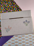 Vintage 1984 Hallmark Recipe Box w/Separators, Recipe Cards, Nice & Clean