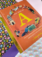 Vintage 1965 Little Golden Book Alphabet Book Set, Foil Spines, Near Complete (Missing B)