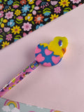 Vintage 1990's Lisa Frank Easter Baby Chick Pencil, Unsharpened w/Eraser