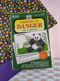 Vintage 1990 Earth Watch "Animals in Danger" Ask 'n Answer Trend Enterprises