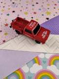 Vintage Unbranded Diecast Metro Fire Dept. Unit 1428 Red Fire Truck