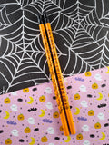 Vintage 1990's Halloween Pumpkin Jack o Lantern Berol Pencils, Unsharpened Set/2