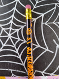 Vintage 1990's Halloween Pumpkin Jack o Lantern Pencil, Unsharpened