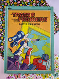 Vintage 1985 Marvel Books The Transformers: Battle For Earth Hardcover