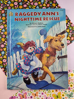 Vintage 1987 Happy House Raggedy Ann's Nighttime Rescue Hardcover