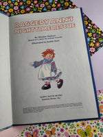 Vintage 1987 Happy House Raggedy Ann's Nighttime Rescue Hardcover