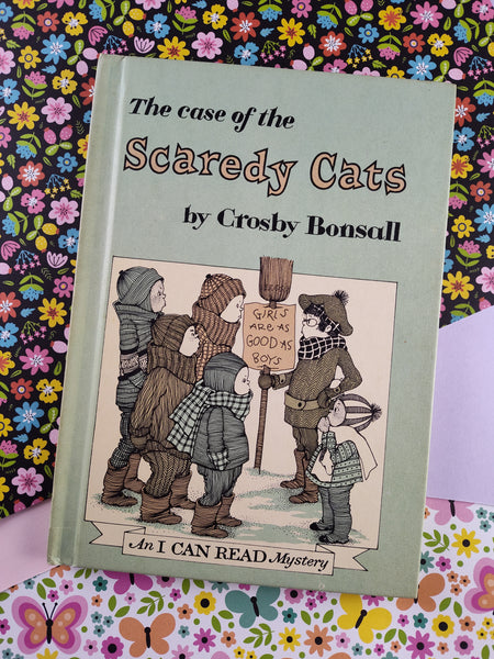 Vintage 1971 Weekly Reader Series The Case of the Scaredy Cats, Hardcover