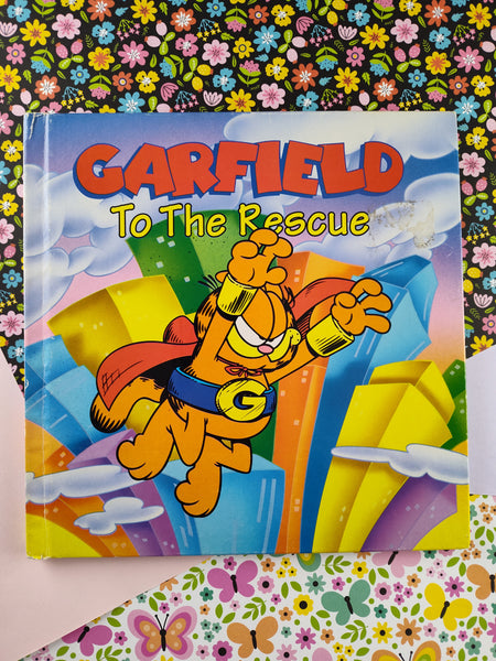 Vintage 1996 Garfield to the Rescue Landoll's PAWS Hardcover