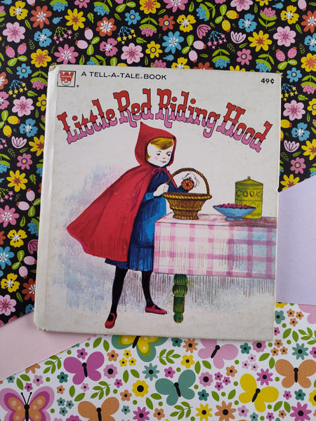 Vintage 1964 Tell-A-Tale Book Little Red Riding Hood Hardcover