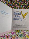 Vintage 1982 First Little Golden Book Walt Disney Bambi & the Butterfly Hardcover