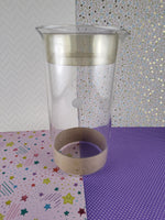 Pyrex Made in England 1 L, 1000 ml Glass Beaker Wide Mouth Flask w/Pour Spout