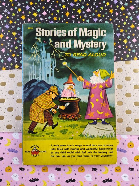 Vintage 1969 Stories of Magic and Mystery to Read Aloud Wonder Books Softcover