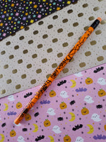 Vintage Halloween Orange/Black Spiders Pentech No. 2 Pencil, Unsharpened