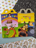 Vintage 1998 McDonald's Flat/Unused Happy Meal Box, Mulan
