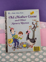 Vintage 1988 Little Golden Book: Old Mother Goose and Other Nursery Rhymes Hardcover