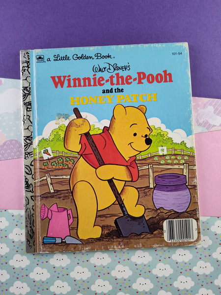 Vintage 1980 Little Golden Book: Walt Disney's Winnie-the-Pooh and the Honey Patch Hardcover