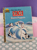 Vintage 1997 Little Golden Book: Walt Disney's 101 Dalmations, Snow Puppies Hardcover