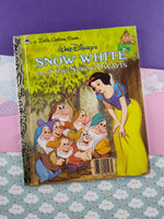 Vintage 1984 Little Golden Book: Walt Disney's Snow White and the Seven Dwarfs Hardcover