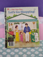 Vintage 1988 Little Golden Book: Let's Go Shopping! Hardcover