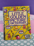 Vintage 1981 Little Golden Book: Little Golden Picture Dictionary Hardcover