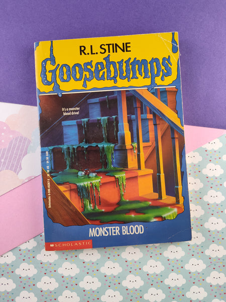 Vintage 1992 1st Printing R.L. Stine Goosebumps #3, Monster Blood