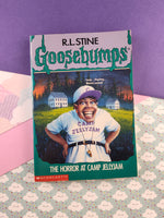 Vintage 1995 1st Printing R.L. Stine Goosebumps #33, The Horror at Camp Jellyjam