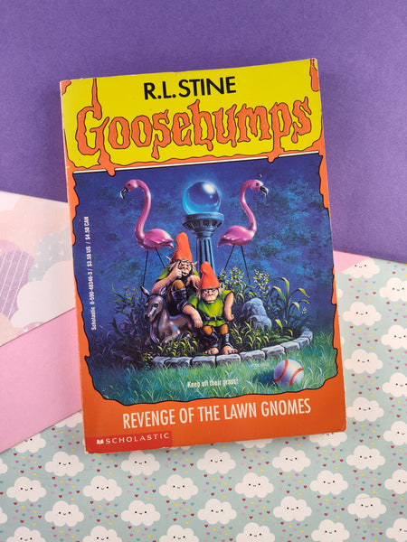 Vintage 1995 1st Printing R.L. Stine Goosebumps #34, Revenge of the Lawn Gnomes