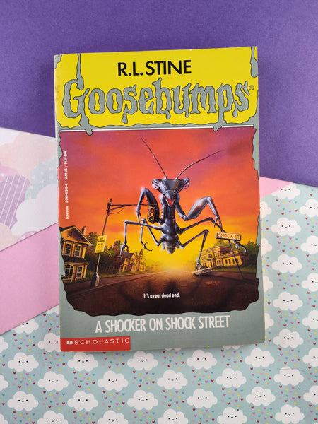 Vintage 1995 1st Printing R.L. Stine Goosebumps #35, A Shocker on Shock Street