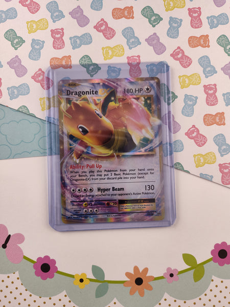 Pokemon TCG - Dragonite EX Evolutions Full Art Holo Card 72/108 - NM