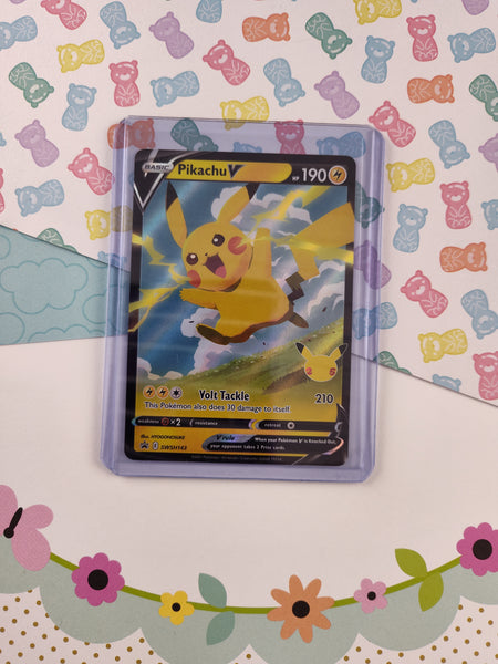 Pokemon TCG Pikachu V Celebrations Holographic Card SWSH143 - NM