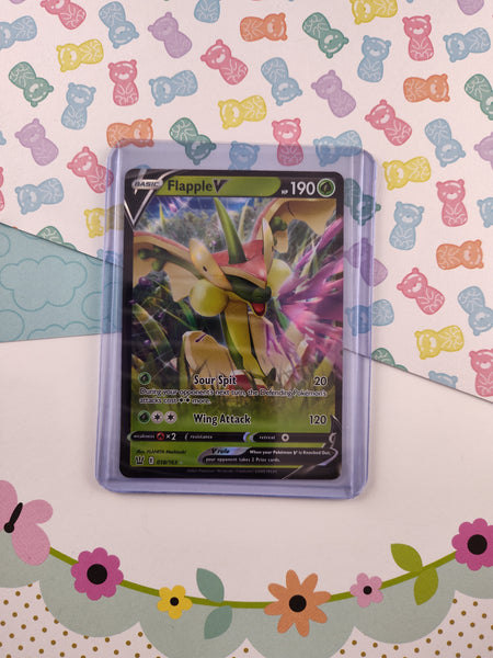 Pokemon TCG - Flapple V Battle Styles Full Art Holo Card 018/163 - NM Pfaltzcraftsmore Pokemon TCG - Flapple V Battle Styles Full Art Holo Card 018/163 - NM Pfaltzcraftsmore