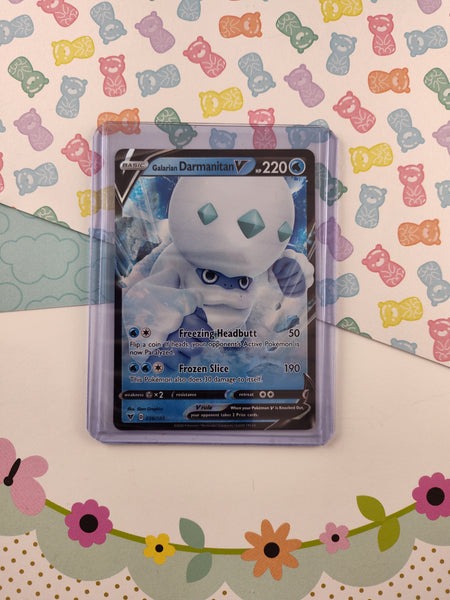 Pokemon TCG - Galarian Darmanitan V Vivid Voltage Full Art Holo Card 0 Pfaltzcraftsmore Pokemon TCG - Galarian Darmanitan V Vivid Voltage Full Art Holo Card 0 Pfaltzcraftsmore
