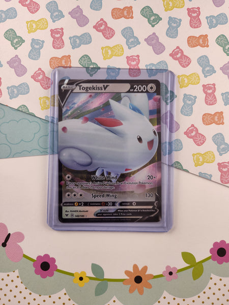 Pokemon TCG - Togekiss V Vivid Voltage Full Art Holo Card 140/185 - NM