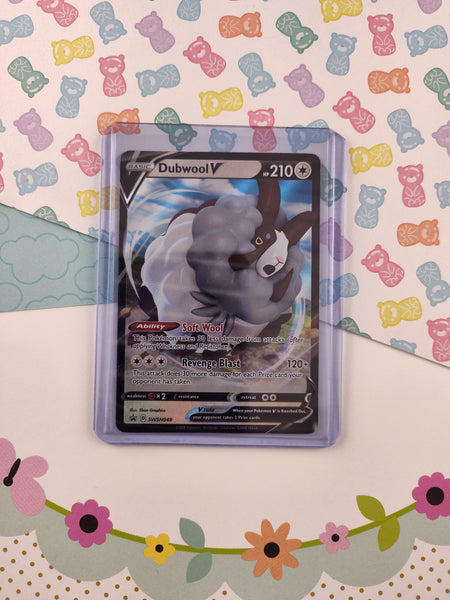 Pokemon TCG - Dubwool V Sword & Shield Promo Full Art Holo Card SWSH049 - NM