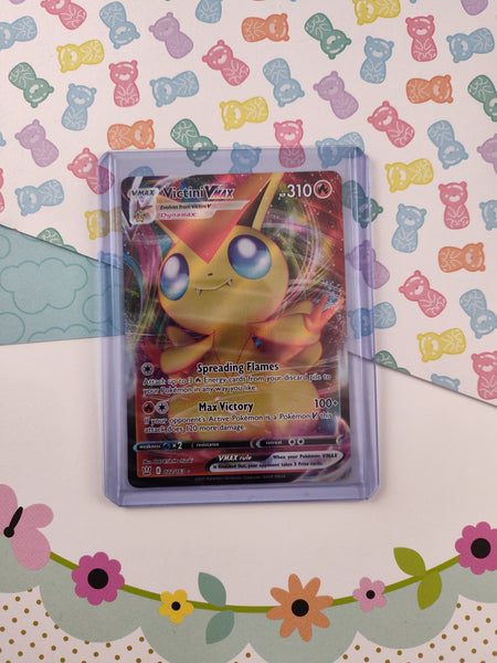 Pokemon TCG - Victini VMAX Battle Styles Full Art Holo Card 022/163 - Pfaltzcraftsmore Pokemon TCG - Victini VMAX Battle Styles Full Art Holo Card 022/163 - Pfaltzcraftsmore