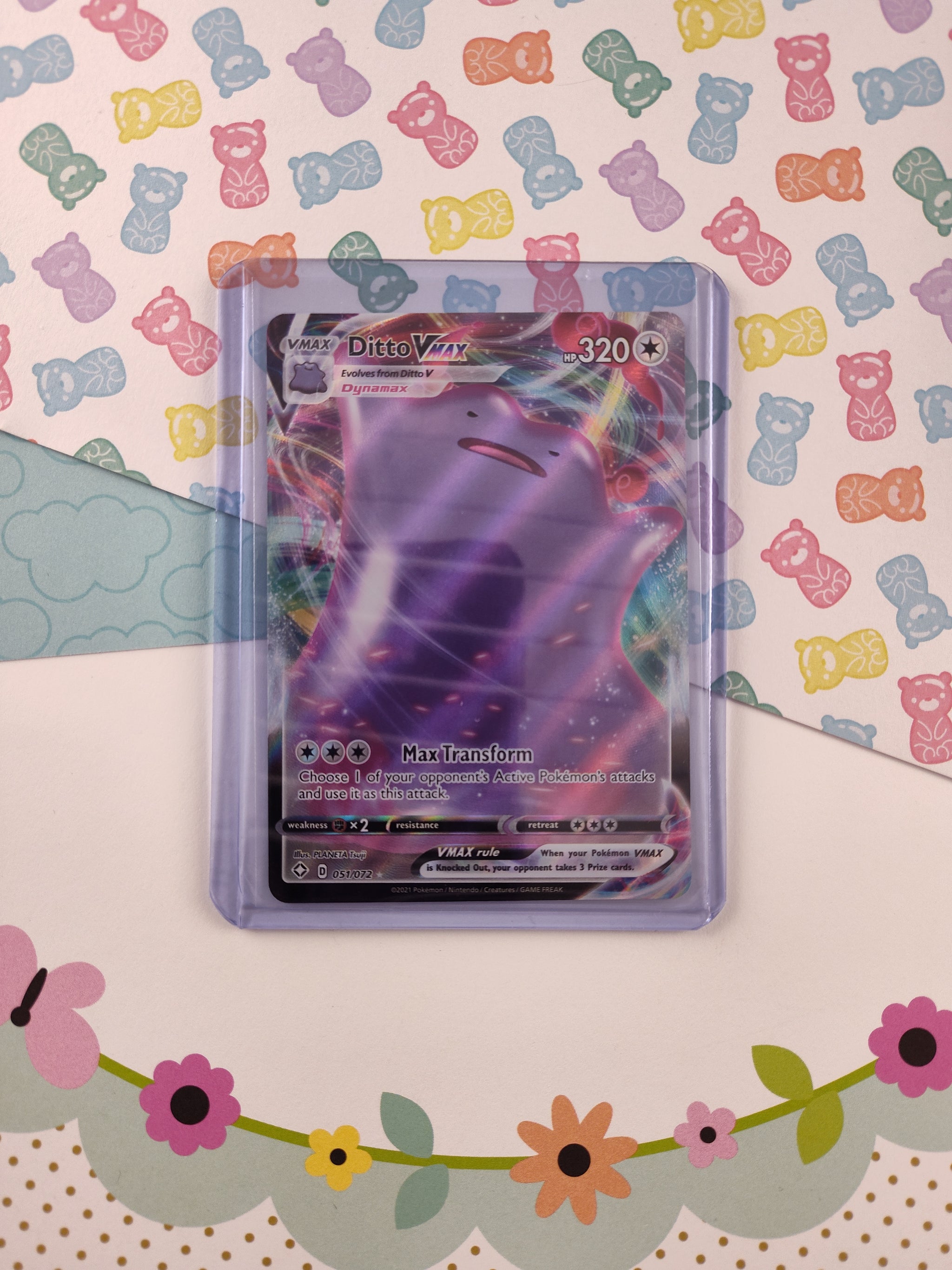 pokemon cards ditto Pokemon TCG Shining Fates 051/072 Ditto VMAX Card