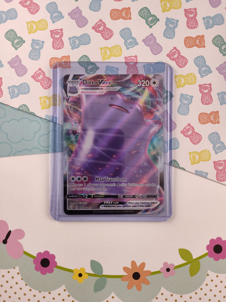 Pokemon TCG - Ditto VMAX Shining Fates Full Art Holo Card 051/072 - NM Pokemon TCG - Ditto VMAX Shining Fates Full Art Holo Card 051/072 - NM
