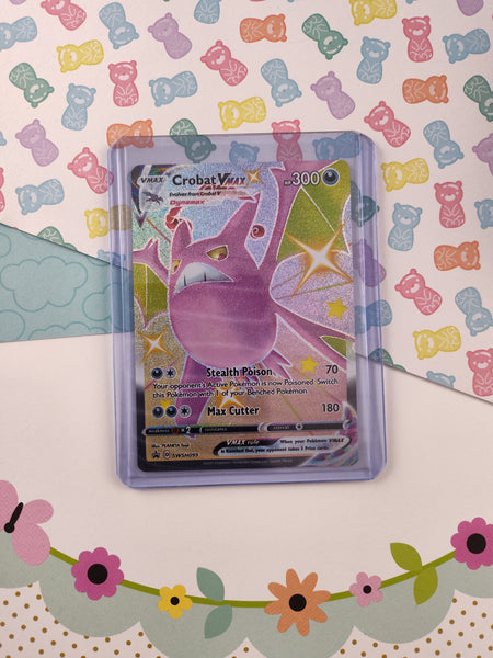 Pokemon TCG - Crobat VMAX Sword & Shield Promo Full Art Holo Card SWSH099 - NM