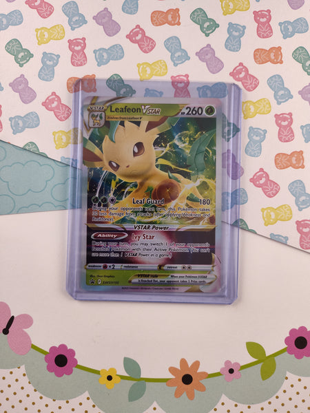 Pokemon TCG - Leafeon VSTAR Sword & Shield Promo Full Art Holo Card SWSH195 - NM