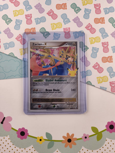 Pokemon TCG Zacian Lv. X Celebrations Holographic Card SWSH135 - NM Pfaltzcraftsmore Pokemon TCG Zacian Lv. X Celebrations Holographic Card SWSH135 - NM Pfaltzcraftsmore